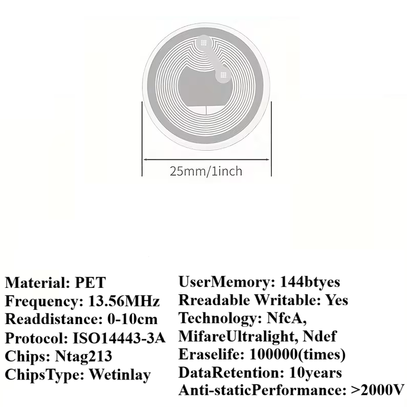 NFC Tags (10 Pack)