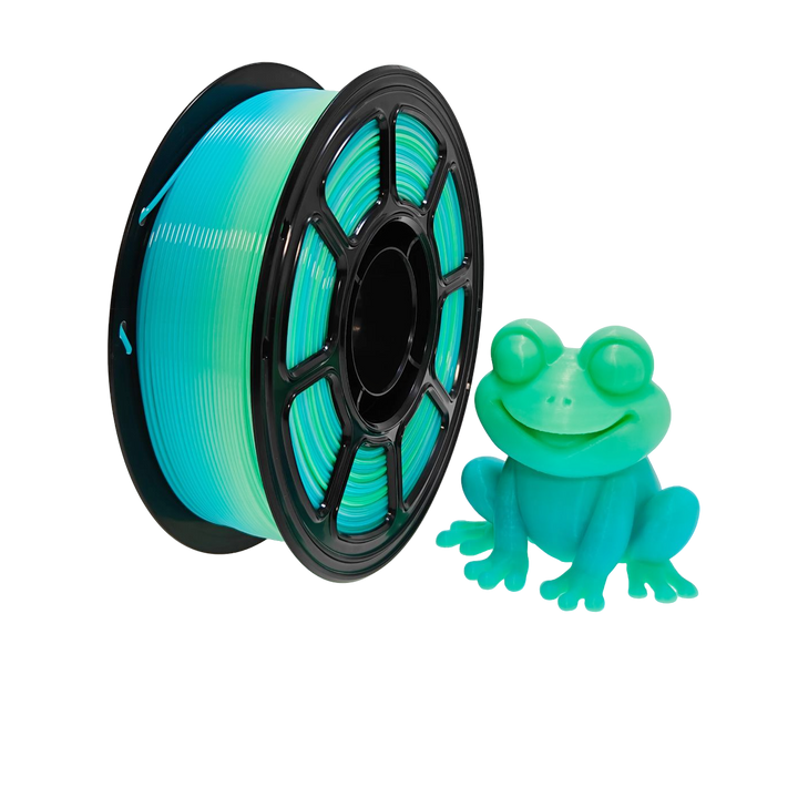 PLA Translucent Gradient Blue Green