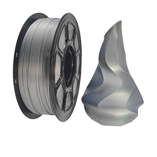 PLA+ Silk Silver